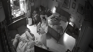Horny Desi Aunty Leaked MMs Video Has Her Dropping Towel After Bath For CCTV Cam