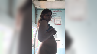 Leaked MMs - Submissive Auntie Strips Buck-Ass Naked In Train Shitter For Her Horny Master | XXX Video on AllSex.XXX