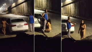 Desi Aunty Goes Full Nude Outdoors and Fucks Her Side Dude While Cucky Stays Home