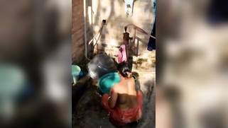 Her Fat Juicy Ass Filmed Butt-Ass Naked In Shower By Sneaky Cock-Hard Nephew