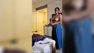 Big-Booty Desi Auntie Gets Caught Butt-Ass Nude, Shows Off Her Fat Curves To Nephew | XXX Video on AllSex.XXX
