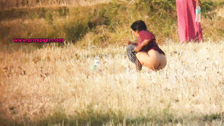 This Fat-Assed Auntie Squat & Spray Piss From Her Hairy Cunt Out In The Open | XXX Video on AllSex.XXX