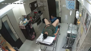 Hacked Hospital Cam Films Horny Desi MILF Spreading Wide for Pervy Gyno Exam Fuck