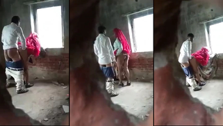 Horny Desi Twink Caught Balls-Deep Railing Lonely Widow Auntie In Old Ass Barn