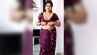 Leaked MMs! Desi Sugar Aunty Drops Sari, Flaunts Fat Tits For Her Out-Of-Town Hubby | XXX Video on AllSex.XXX