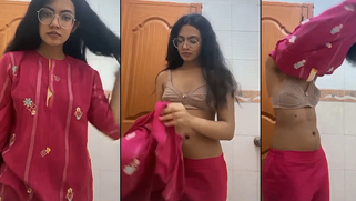 Horny Pakistani Coed Strips Down Flaunting Thick Ass Sweet Tits in Leaked Vid | XXX Video on AllSex.XXX