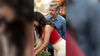 Rich Indian Wifey Teases Her Bodyguard At The Market With That Fat Ass In Leggings | XXX Video on AllSex.XXX