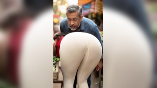 Rich Indian Wifey Teases Her Bodyguard At The Market With That Fat Ass In Leggings | XXX Video on AllSex.XXX