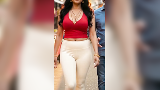 Rich Indian Wifey Teases Her Bodyguard At The Market With That Fat Ass In Leggings | XXX Video on AllSex.XXX