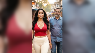 Rich Indian Wifey Teases Her Bodyguard At The Market With That Fat Ass In Leggings | XXX Video on AllSex.XXX