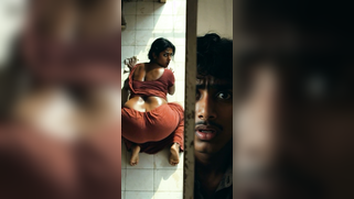 Creepy Village Boy Caught Peeking, Chubby Desi Bitch Flashes Her Hairy Snatch | XXX Video on AllSex.XXX