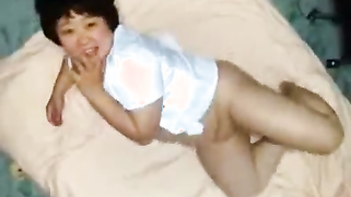 Thick Ass China Doll Fingers Her Tight Wet Pussy Till She Squirts All Over Sheets