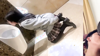 Filthy Lil Chink Slut Turns Into A Human Toilet And Tongues A Pissed-On Urinal