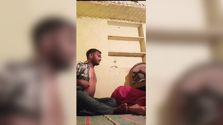 Nasty Desi Bhabhi Spreads Her Legs for Lover on Shack Floor While Husband is Away