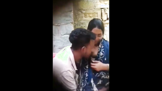 Viral MMS - Desi Lover OutDoor Romance And Boobs Sucking His GF | XXX Video on AllSex.XXX