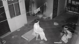 Punjabi Bhabhi Butt-Naked Washing Her Curves Midnight Snagged on CCTV Cam | XXX Video on AllSex.XXX