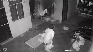 Punjabi Bhabhi Butt-Naked Washing Her Curves Midnight Snagged on CCTV Cam | XXX Video on AllSex.XXX