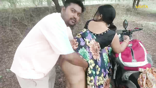 Cheating Bhabhi Bends Over Scooter in Jungle, Lover Slams Her Ass Doggy Style | XXX Video on AllSex.XXX