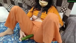 Filthy Desi Aunty Rams Juicy Cucumber in Wet Pussy and Gushes All Over MMS Video | XXX Video on AllSex.XXX