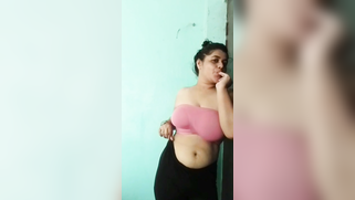 Slutty Desi MILF Strips Down And Shows Off Her Huge Sweaty Boobs In The Mirror | XXX Video on AllSex.XXX