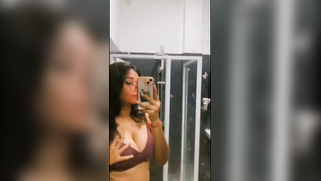 Curvy Indian Mama Gets Buck Naked And Bounces Her Fat Tits In Front Of Mirror | XXX Video on AllSex.XXX