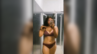 Curvy Indian Mama Gets Buck Naked And Bounces Her Fat Tits In Front Of Mirror | XXX Video on AllSex.XXX