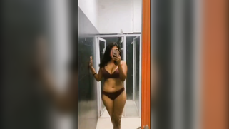 Curvy Indian Mama Gets Buck Naked And Bounces Her Fat Tits In Front Of Mirror | XXX Video on AllSex.XXX
