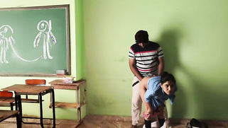 Strict Desi Teacher Bends His Naughty Student Over the Desk and Fucks Her Rough | XXX Video on AllSex.XXX