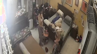 CCTV: Nasty Thicc Auntie Roams Bare-Ass Naked At Home, Leaked CCTV Footage Goes Viral | XXX Video on AllSex.XXX