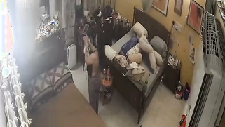 CCTV: Nasty Thicc Auntie Roams Bare-Ass Naked At Home, Leaked CCTV Footage Goes Viral | XXX Video on AllSex.XXX