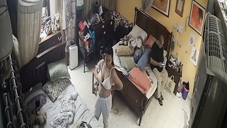 CCTV: Bootylicious Auntie Struts Naked Around The House, Hacked Security Cam Goes Viral | XXX Video on AllSex.XXX