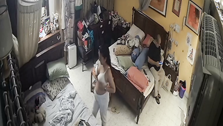 CCTV: Bootylicious Auntie Struts Naked Around The House, Hacked Security Cam Goes Viral | XXX Video on AllSex.XXX