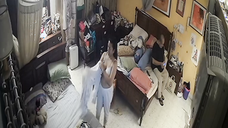 CCTV: Bootylicious Auntie Struts Naked Around The House, Hacked Security Cam Goes Viral