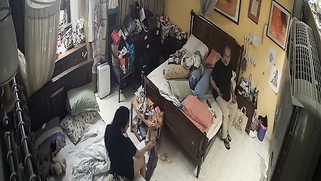 CCTV: Bootylicious Auntie Struts Naked Around The House, Hacked Security Cam Goes Viral | XXX Video on AllSex.XXX