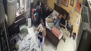 CCTV: Bootylicious Auntie Struts Naked Around The House, Hacked Security Cam Goes Viral | XXX Video on AllSex.XXX