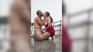 Desi Couple In Terrace Had Romantic Session She Sucks The Dick Of Her Fucker Like A Slut | XXX Video on AllSex.XXX