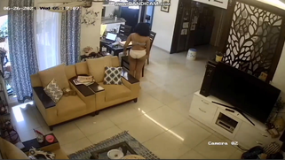 CCTV:  Horny MILF Auntie Struts Butt-Ass Naked Around Her Crib, Hacked Cam Catches It; Video Is Viral