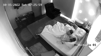 Suspicious Husband's CCTV Catches His Whore Desi Wife Fucking Her Lover Bareback; Video Is Viral