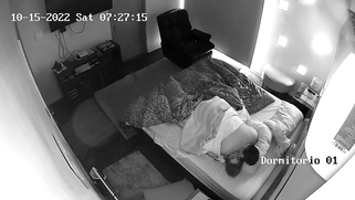 Suspicious Husband's CCTV Catches His Whore Desi Wife Fucking Her Lover Bareback; Video Is Viral