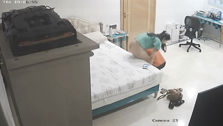 CCTV: Cute 19yo. Desi Girl Showing Her Twat To Own Mother Doing Waxing; Video Is Viral