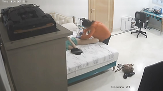 CCTV: Cute 19yo. Desi Girl Showing Her Twat To Own Mother Doing Waxing; Video Is Viral