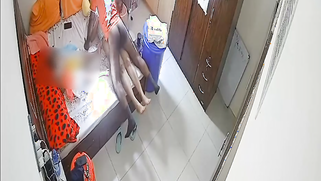 Betrayed Husband's CCTV Films His Desi Whore Wife Getting Pounded by Fat Boss; Video Is Viral