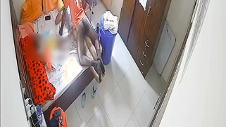 Betrayed Husband's CCTV Films His Desi Whore Wife Getting Pounded by Fat Boss; Video Is Viral