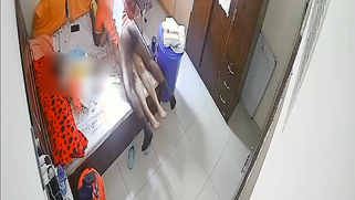Betrayed Husband's CCTV Films His Desi Whore Wife Getting Pounded by Fat Boss; Video Is Viral