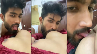 Horny Devar Slobbers All Over His Sexy Bhabhi's Fat Juicy Tits Like A Freak