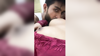Horny Devar Slobbers On His Sexy Bhabhi's Fat Juicy Tits Till She Moans Loud | XXX Video on AllSex.XXX