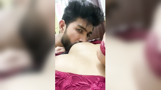Horny Devar Slobbers On His Sexy Bhabhi's Fat Juicy Tits Till She Moans Loud | XXX Video on AllSex.XXX