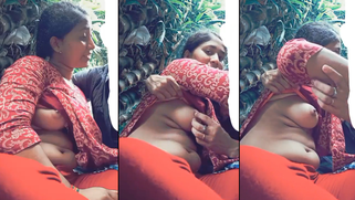 Naughty Bhabhi Lets Her Filthy Devar Suck Her Massive Milky Jugs Real Hard