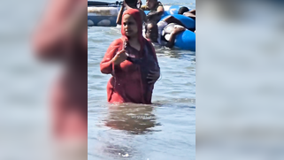 Horny Voyeur Spies On Busty Aunties Skinny Dipping And Bouncing Big Tits On Beach | XXX Video on AllSex.XXX