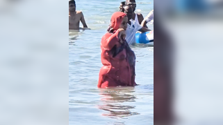 Horny Voyeur Spies On Busty Aunties Skinny Dipping And Bouncing Big Tits On Beach | XXX Video on AllSex.XXX